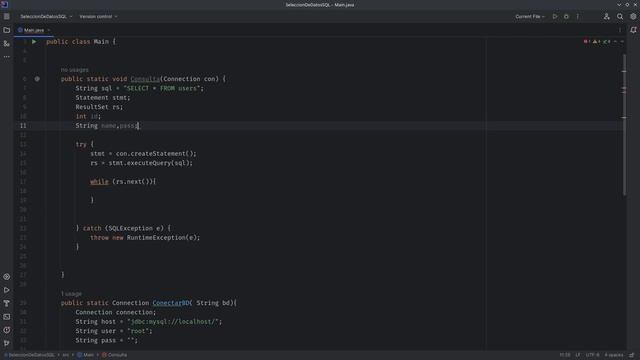 88. Consultas SQL básicas en Java: seleccionar todos los datos de una tabla en MySQL смотреть онлайн