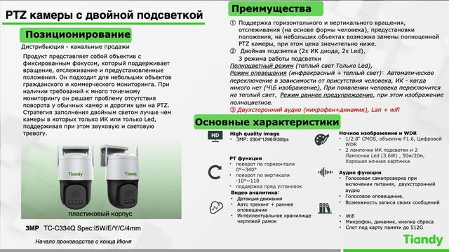 Ru Tiandy New product 2022Q2 смотреть онлайн
