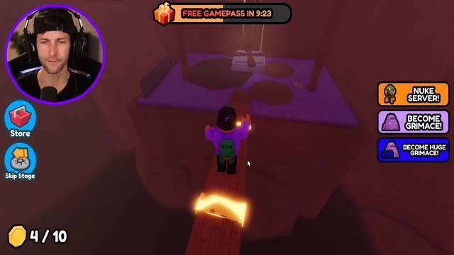 ROBLOX ESCAPE THE GRIMACE OBBY! смотреть онлайн