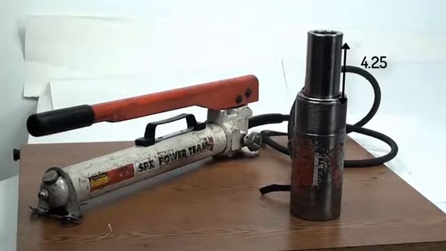 SPX Power Team Hand Pump Hydraulic P59 Mod. C 10000 psi w/ 25 Ton Cylinder C254C смотреть онлайн