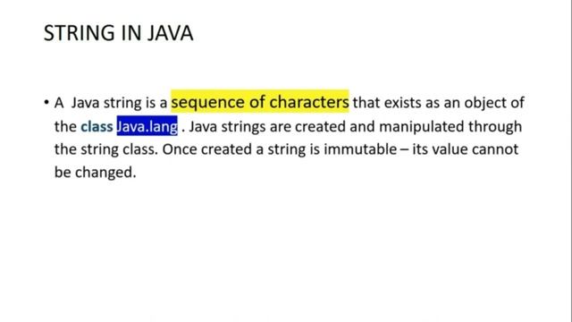 What Is String In Java With Example | What Is String In Java And How To Create A String Object смотреть онлайн