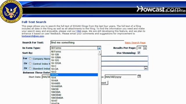 How to Use the SEC's EDGAR Search Engine смотреть онлайн