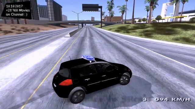 Renault Megane Guardia Civil Spanish Grand Theft Auto V , VI - future _REVIEW смотреть онлайн
