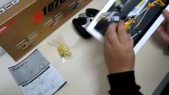 Syma S107g Helicopter Unboxing And Test Flight