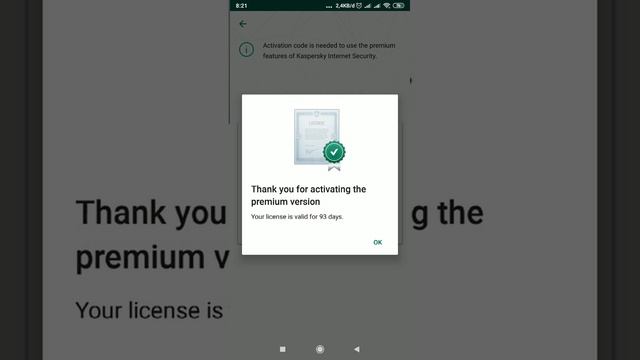 Kaspersky internet security for android, Premium License key valid 93 day смотреть онлайн