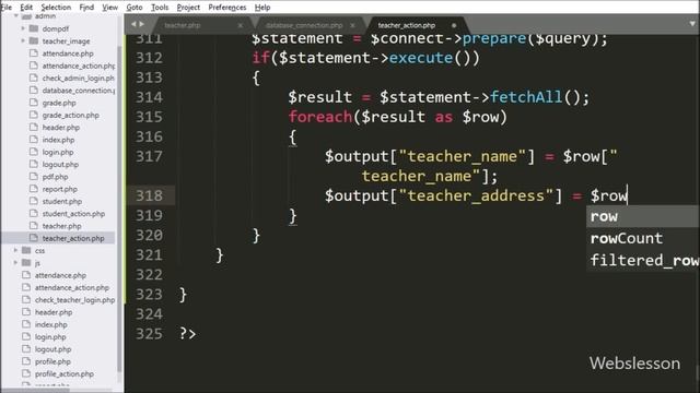 Student Attendance System in PHP using Ajax - 13 - Teacher Management смотреть онлайн