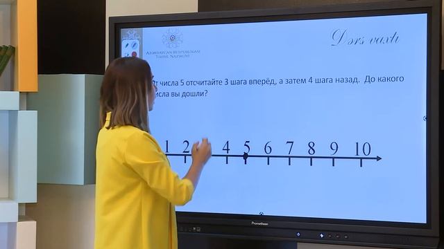 Математика 1 класс. Числовая ось. Повтороение смотреть онлайн