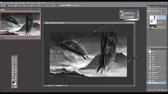 Speed Painting Tutorial: Concept Art for Video Game Industry смотреть онлайн