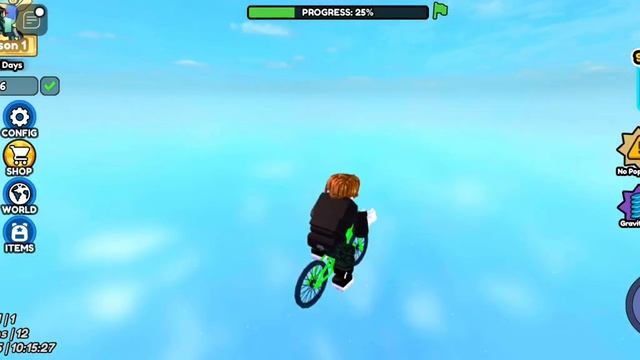 i played roblox bike obby... смотреть онлайн