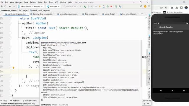 9. Flutter with Spring Boot - Show schedules смотреть онлайн