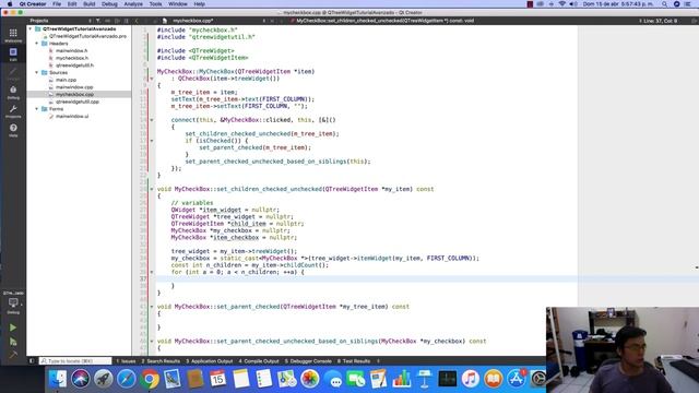 Tutorial Qt Creator - QTreeWidget & QCheckBox смотреть онлайн