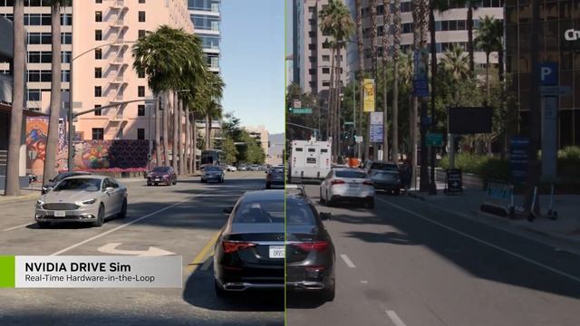An AV Ride Through Downtown San Jose - Powered by NVIDIA DRIVE смотреть онлайн