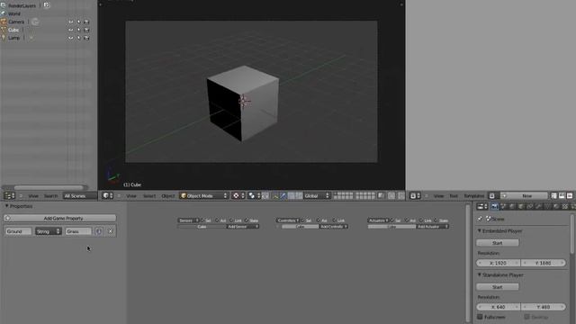 Blender Game Engine: Properties смотреть онлайн