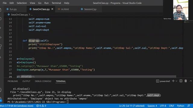 Session 6 Python смотреть онлайн