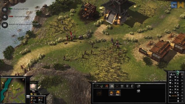 4K Stronghold: Warlords gameplay (demo, геймплей) смотреть онлайн