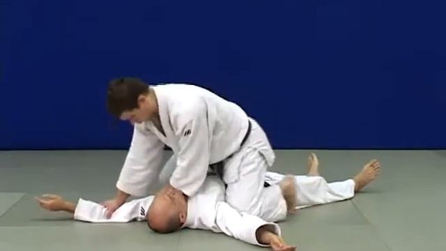 Katame waza – nami-juji-jime (judo, 3 kyu). смотреть онлайн