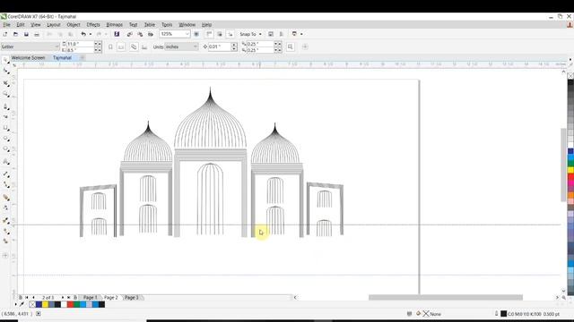 How To Creat Tajmahal In Corel X7 смотреть онлайн