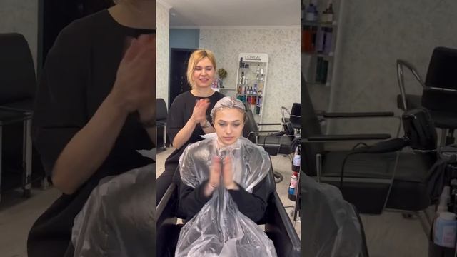 #airtouch в жемчужном оттенке ? #колорист #blonde #hair #окрашиваниеволос смотреть онлайн