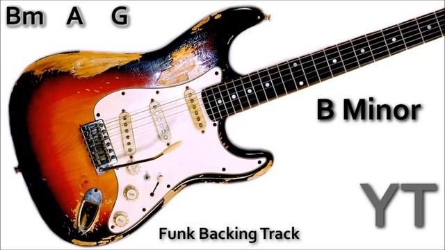 Soulful Funk Guitar Backing Track B Minor