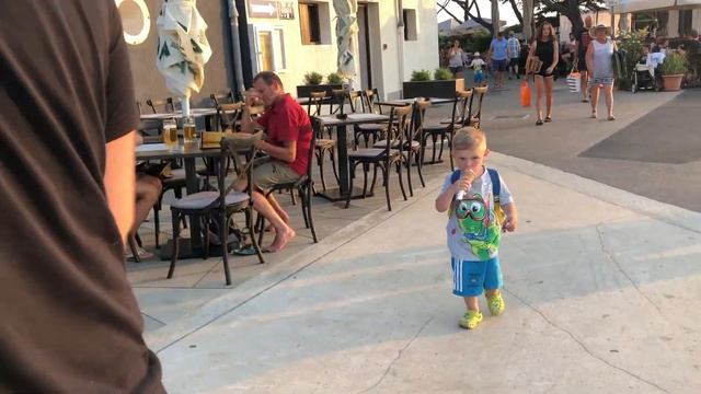 Vlog#19 отдых на море. Море в Хорватии. Остров Крк. Первая поездка Тихона на море. смотреть онлайн