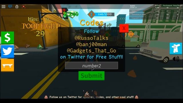 CODES FOR Poop Scooping Simulator(NEW) смотреть онлайн