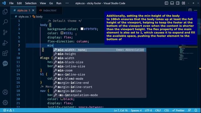 How to Create a Sticky Footer for Your Website смотреть онлайн