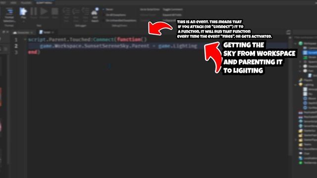 ROBLOX STUDIO Tutorial | How To Make A Block Change Sky When Touched смотреть онлайн