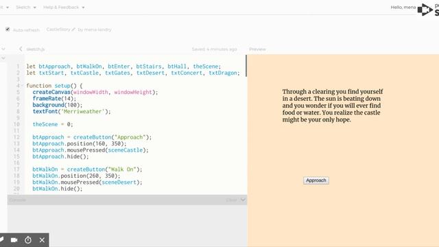 p5.js Web Editor | CastleStory смотреть онлайн