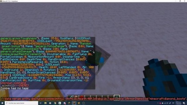 Data Merge Entity | Minecraft Datapack tutorial #4