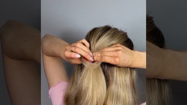 НЕВЕРОЯТНО КРАСИВАЯ ПРИЧЕСКА НА РАСПУЩЕННЫХ ВОЛОСАХ ? БАНТ ИЗ ВОЛОС / Amazing hairstyle: hair bow смотреть онлайн