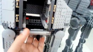 Сравнение шагоходов LEGO AT AT и AT M6