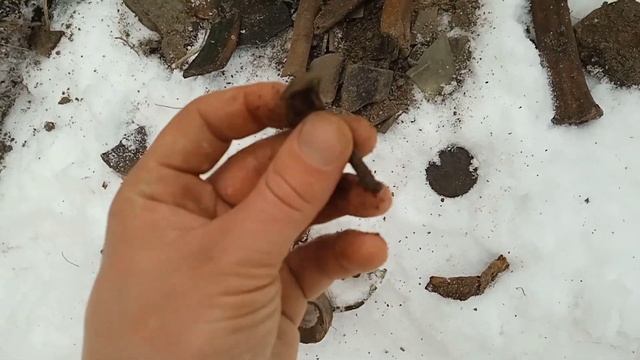 Зимний шурф.Водяная мельница.Радуют находки. смотреть онлайн