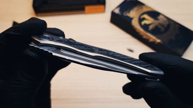 MICROTECH Anax S/E Titanium Handle Bead Blast Standard Carbon Fiber Inlay 190C-7 CFITI смотреть онлайн
