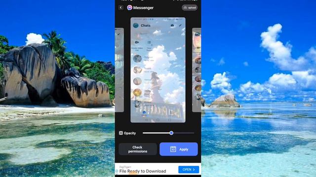 How To Change Background In Messenger (wallpaper) смотреть онлайн