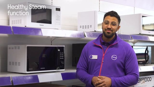 Samsung MW3500K Solo Microwave - White & Black - Quick Look смотреть онлайн