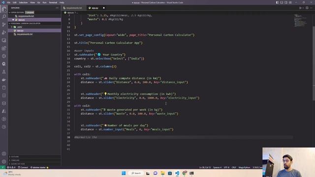 Build Your Own Carbon Calculator with Streamlit: Track Your Carbon Footprint смотреть онлайн