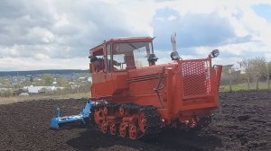 ДТ-75 с фрезой ЛЕМКЕН