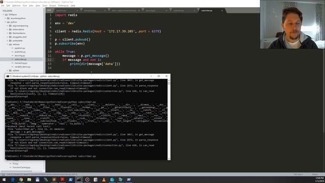 Python - Redis - PUBSUB feature and server management смотреть онлайн