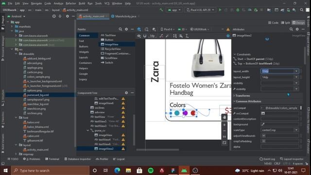 Beautiful E commerce App - UI UX Design in Android Studio смотреть онлайн