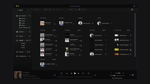 How to search your music in Audirvāna смотреть онлайн