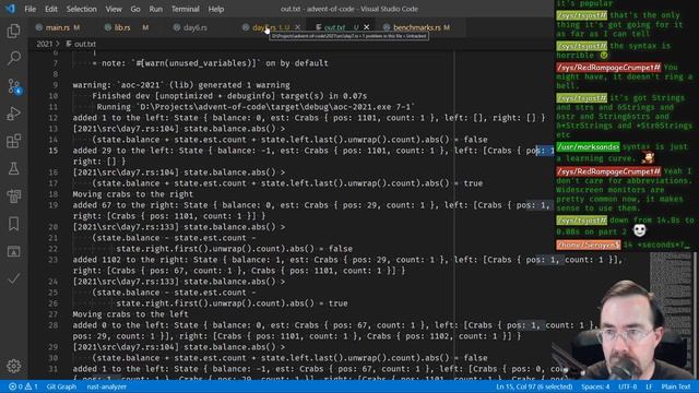 [Rust] Advent of Code 2021 - Day 7 смотреть онлайн