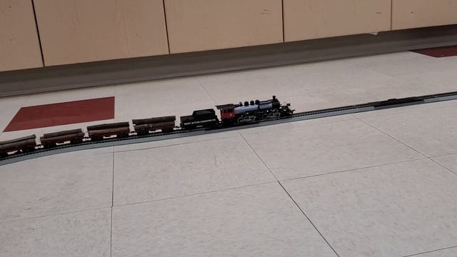 Mantua Ho Scale DC logging train смотреть онлайн