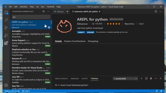 Python Extensions in VS Code смотреть онлайн