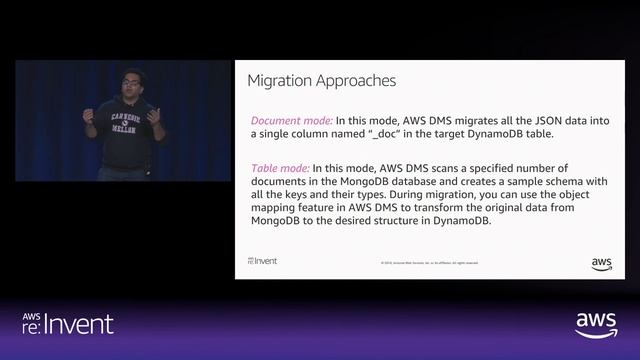 AWS re:Invent 2018: Migrating Your NoSQL Database to Amazon DynamoDB (DAT314) смотреть онлайн