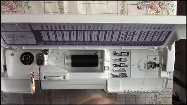 Как правильно намотать шпульку нашвейную машинку Janome QC2325 Часть2.Видео №8. смотреть онлайн