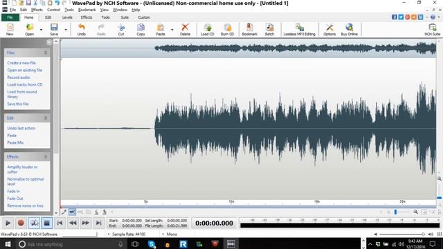 WavePad Instructional