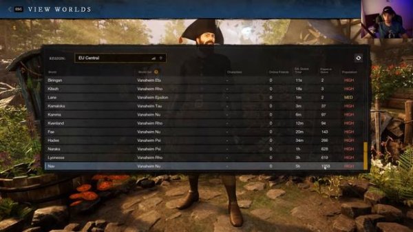 New World Closed Beta ★ Какой сервер выбрать