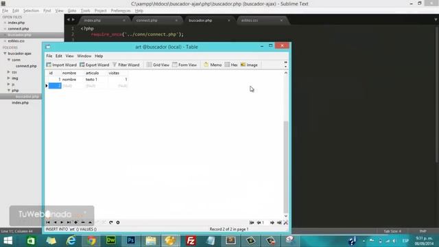 Cap. 3 - Como hacer un buscador AJAX con jQuery, PHP, MySQL, CSS y HTML смотреть онлайн