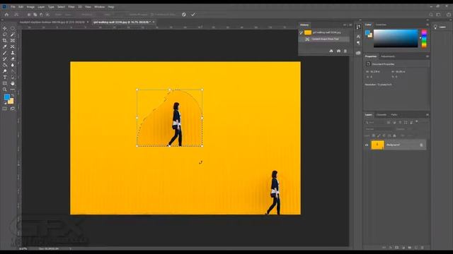 Conent Aware Move Tool Photoshop CC Class 21 by GFX Mentor Designer смотреть онлайн