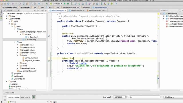 Android - tareas asincronas "AsyncTask" смотреть онлайн